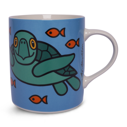 MUG SEA TURTLE BLUE