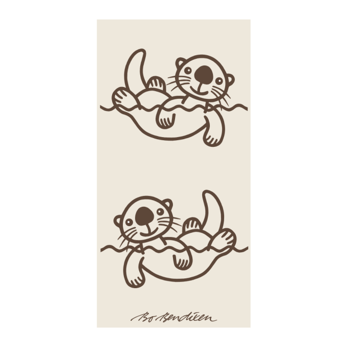 TOWEL SEA OTTER BEIGE 50 X 100 