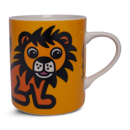 MUG LION YELLOW