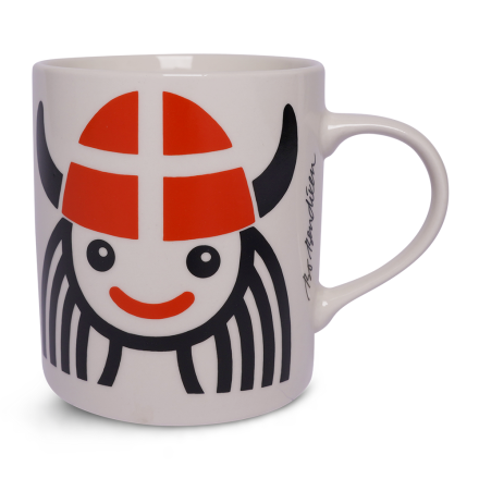 MUG VIKING GIRL WHITE