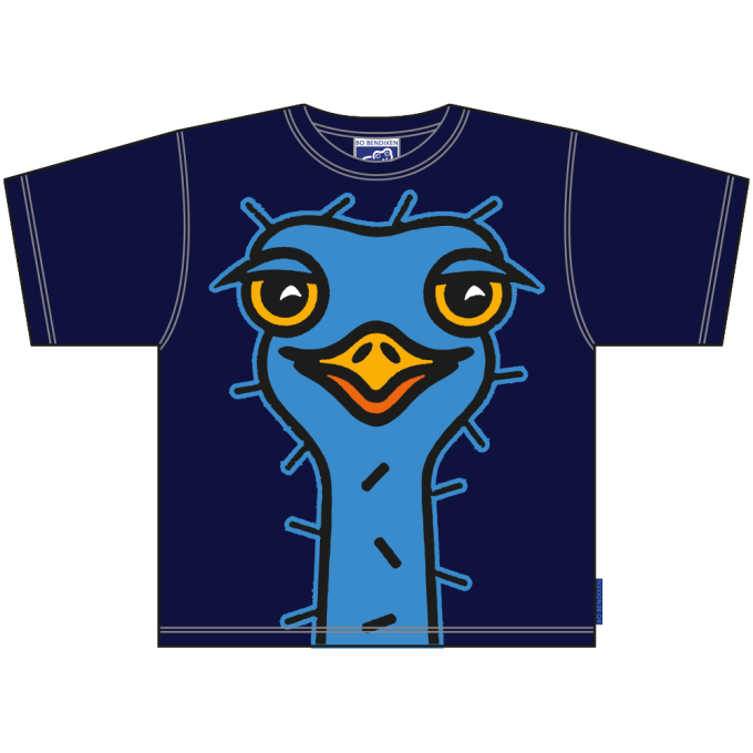 T-SHIRT KIDS OSTRICH NAVY