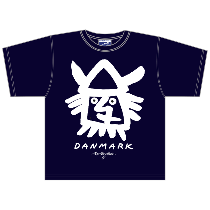 T-SHIRT BRN VIKINGEHOVED NAVY