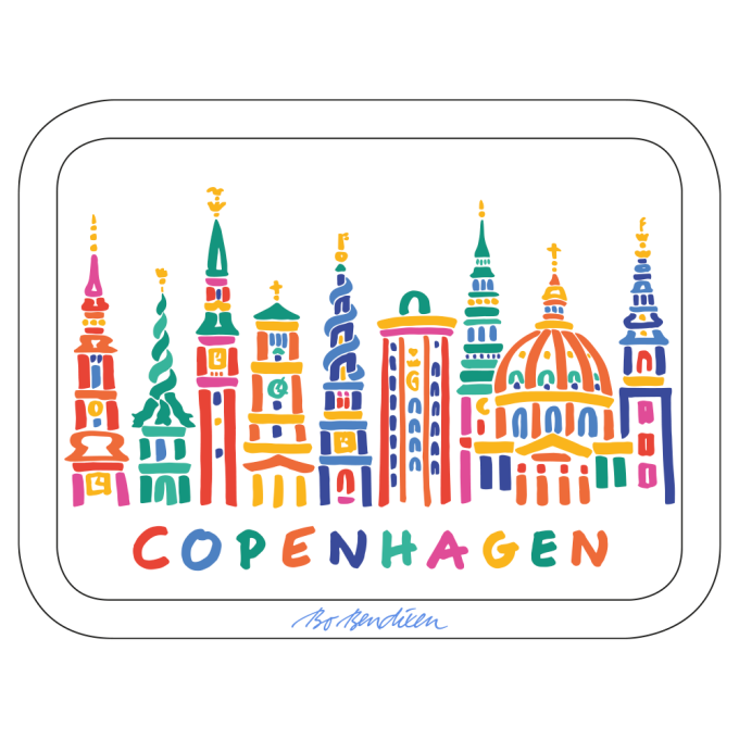 SERVING TRAY COPENHAGEN WHITE 43x33