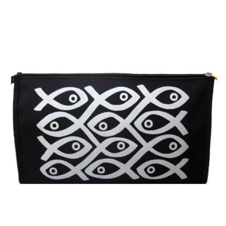 TOILETRY BAG BIG SUSHI BLACK