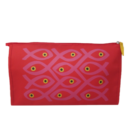 TOILETRY BAG BIG SUSHI RED