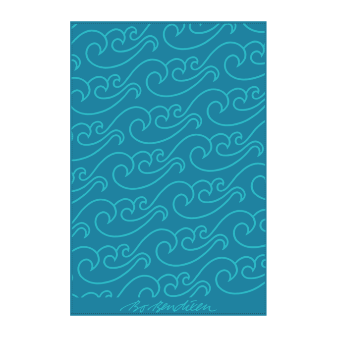 HNDKLDE NORTH SEA TURKIS 100x150