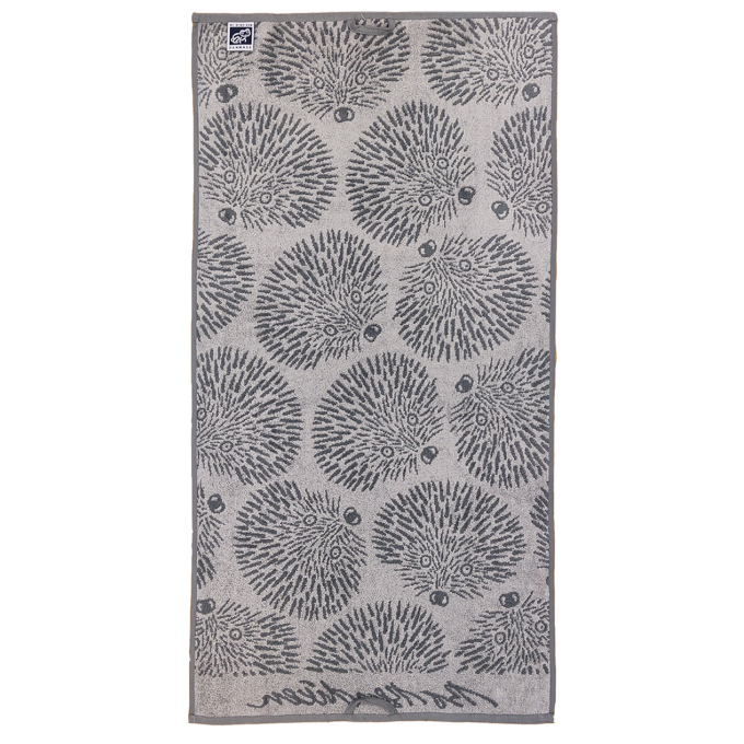 TOWEL HEDGEHOG GREY 50x100
