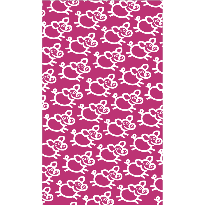 TEA TOWELS HAPPY PIGS 3-PACK