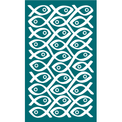 TEA TOWELS SUSHI GREEN 3-PACK