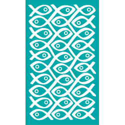 TEA TOWELS SUSHI GREEN 3-PACK