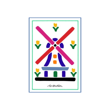 WINDMILL POSTCARD