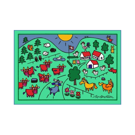 FARM POSTCARD HORIZONTAL