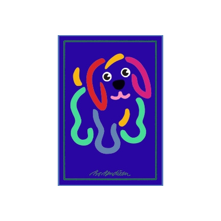 POSTCARD BIMMER NAVY