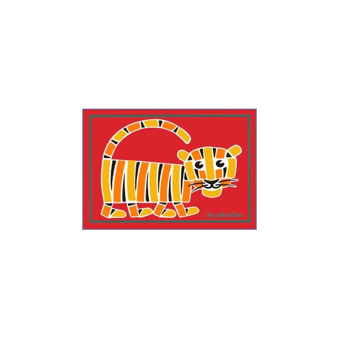POSTKORT TIGER RD