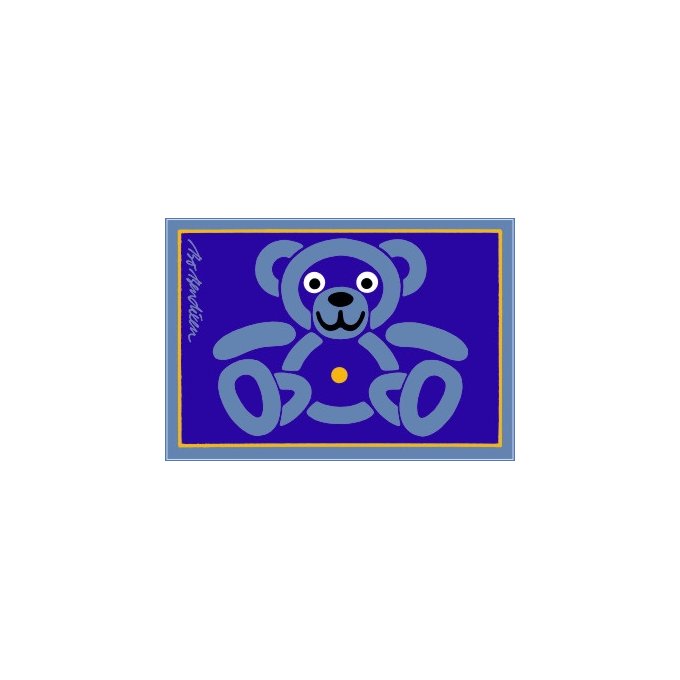 POSTKORT BAMSE NAVY