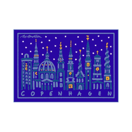 POSTCARD COPENHAGEN NAVY