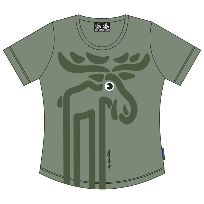 T-SHIRT SLIM FIT ELG GRN